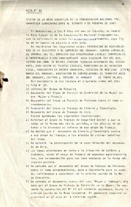 Acta Nº 23