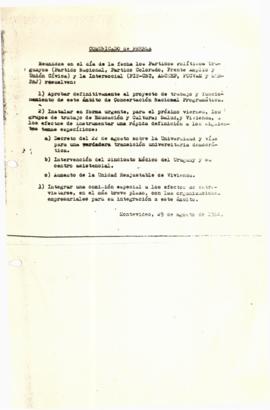 Comunicado de prensa