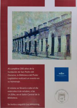 200 años de la fundación de San Pedro del Durazno