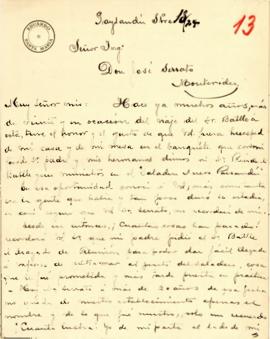 Nota del Sr. Eduardo Santa María