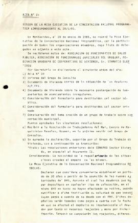 Acta Nº 21