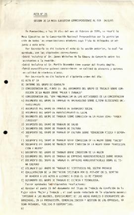 Acta Nº 25