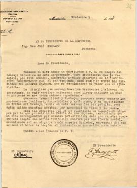 Nota de la Associazione Democratica Italiana