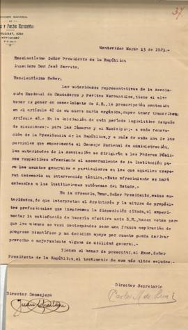 Nota de la Asociación Nacional de Contadores y Peritos Mercantiles.