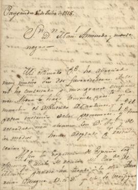Carta de Artigas (01/07/1815)