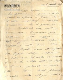 Carta de [Ruggiero Serrato].