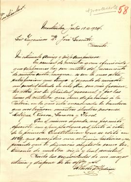 Saludo con motivo de la Jura de la Constitución