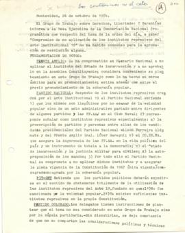 Grupo de Trabajo sobre Derechos, Libertades y Garantías