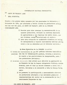 Grupo de Trabajo Agro