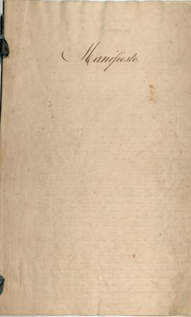 Manifiesto de la Asamblea General, Constituyente y Legislativa