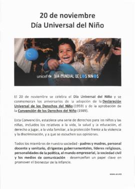 Día Universal del Niño