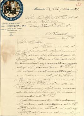 Nota de la Sociedad Protectora de los Animales "Gral. Artigas".