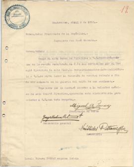 Carta del Club Colorado Batllista