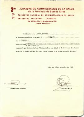 3ras. Jornadas de Administración de la Salud de la Provincia de Buenos Aires