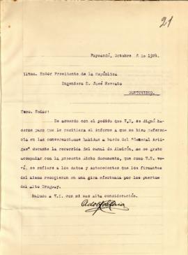 Nota del Sr. Adolfo C. Maia