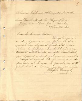 Nota de la fabrica "La Valdesia"