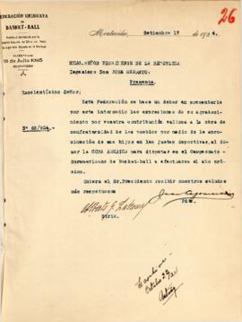 Nota de agradecimiento