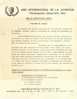 Mesa de Concertación Juvenil