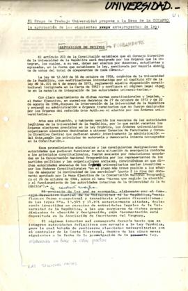 Grupo de Trabajo Universidad