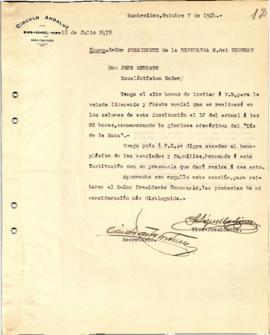 Invitación del Circulo Andaluz