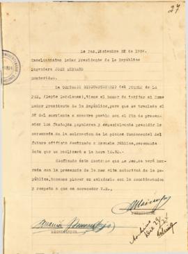 Invitación de la Comisión Cincuentenario del Pueblo de La Paz