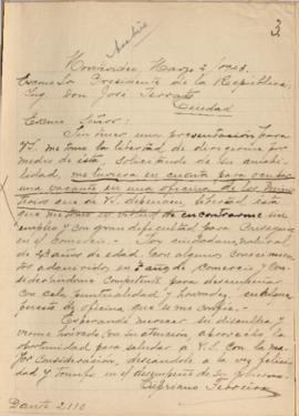 Solicitud de un particular