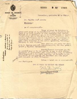 Comunicación sobre designación de peritos
