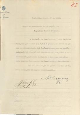 Nota de la Comisión de Cuentas del Poder Legislativo.