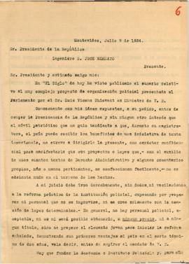 Sobre reforma de la institución policial