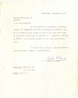 Carta de particular