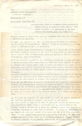 Carta de la DGIA (Dirección General de Infraestructura Aeronáutica)
