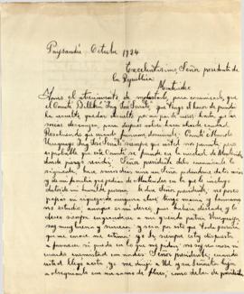 Nota del "Comité Billiken Ingeniero José Serrato"
