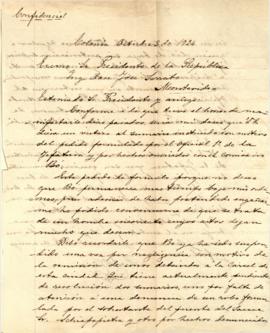 Solicitud al Sr. Presidente sobre sumario instruido