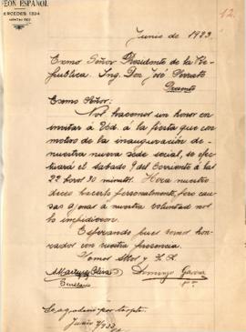 Carta de Orfeón Español