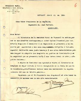 Nota de Sociedad Rural de Paysandú