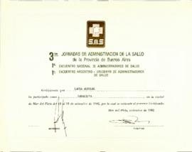 3ras. Jornadas de Administración de la salud