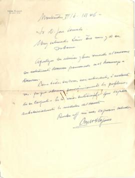 Nota de agradecimiento