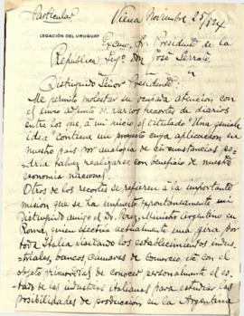 Carta del Dr. Luis Garabelli