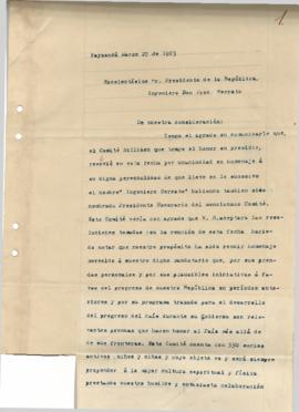 Comunicación del Comité "Billiken"