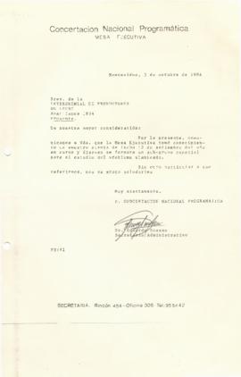 Carta de la Intergremial de Productores de Leche