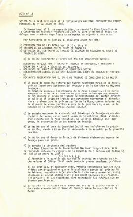 Acta Nº 18