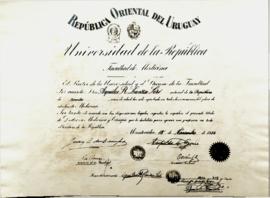 Titulo de Doctor en Medicina y Cirugía