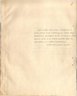 Nota de agradecimiento al Sr. Manuel Nuñez Regueiro