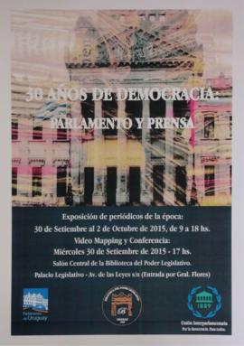 30 años de Democracia: Parlamento y Prensa