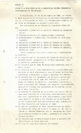 Acta Nº 16