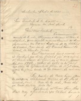 Solicitud particular