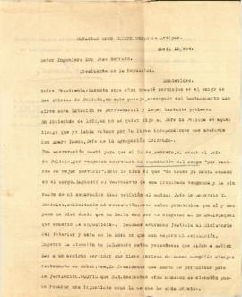 Solicitud personal del Sr. Teodoro F. Ramos