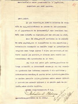 Solicitud particular.