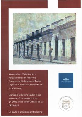 200 años de la fundación de San Pedro del Durazno