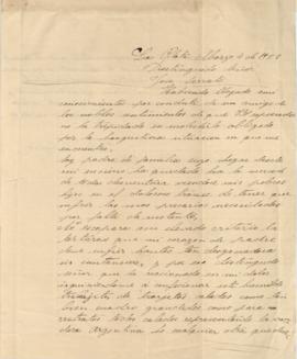 Solicitud del Sr. Julio Silveyra